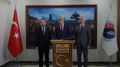 Ardahan’da temaslarda bulunan Bakan Vedat Işıkhan, İşgücü Uyum Programı kapsamında