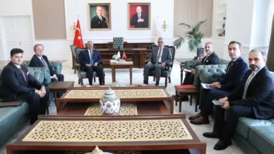 Sağlık Bakanı Kemal Memişoğlu, D-8 Genel Sekreteri Sohail Mahmood ile