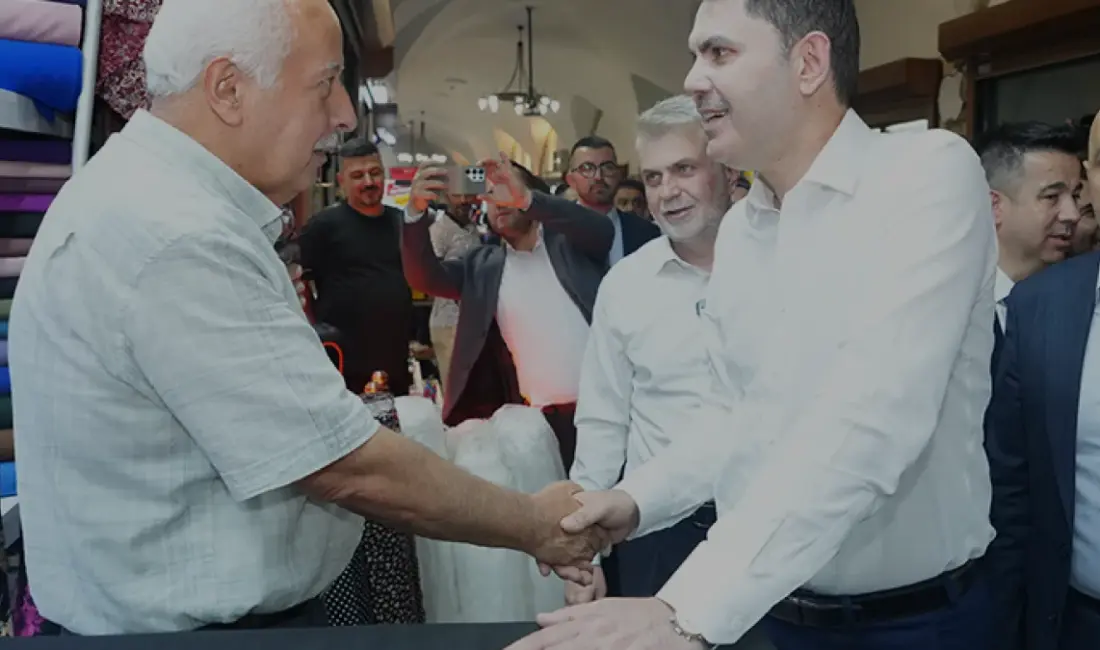Kahramanmaraş'ta yeniden inşa edilen Tarihi Kapalıçarşı, Bakan Murat Kurum'un katılımıyla