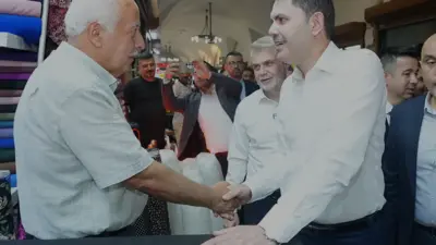 Kahramanmaraş'ta yeniden inşa edilen Tarihi Kapalıçarşı, Bakan Murat Kurum'un katılımıyla