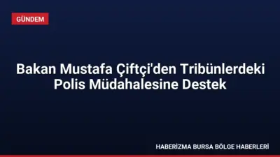 İçişleri Bakanı Mustafa Çiftçi, Gençlerbirliği maçında Fenerbahçe formalı bir çocuğu
