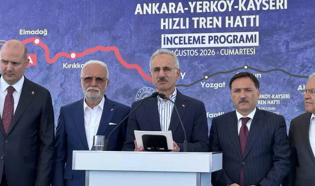 Yerköy-Kayseri yüksek Hızlı Tren Projesi’ndeki çalışmaları incelemek için Düver Şantiyesi’ne
