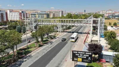 Konya Büyükşehir Belediyesi’nin Yeni İstanbul Caddesi üzeri Yazır Tramvay Durağı’na