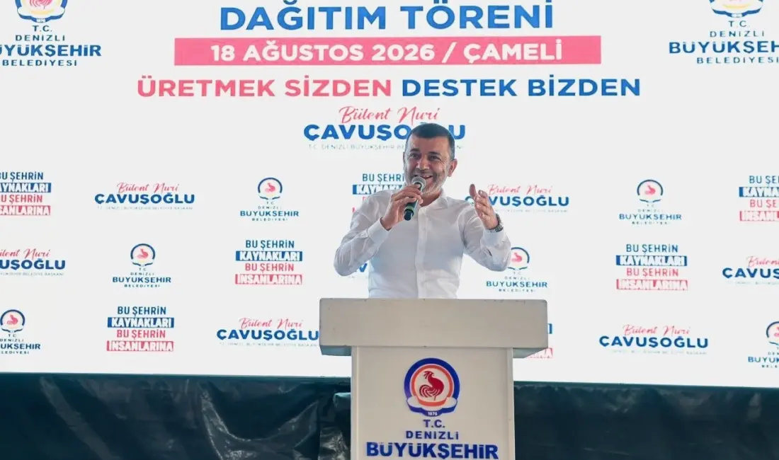 Denizli Büyükşehir Belediye Başkanı Bülent Nuri Çavuşoğlu, Çameli ilçesinde gerçekleştirilen