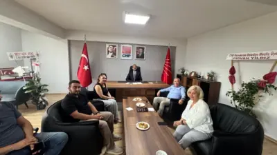 Honaz Belediye Başkanı Yüksel Kepenek, CHP Denizli İl Başkanı Ayhan