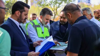 Bursa Büyükşehir Belediyesi Başkan Vekili Şahin Biba, Osmangazi’de imalatı süren