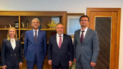 Bilecik heyeti, Kültür ve Turizm Bakan Yardımcısı Nadir Alpaslan ile