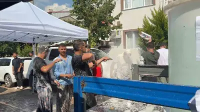 Bursa’nın İznik ilçesinde Mustafa Akın ile İlayda Uslu çiftinin gelin