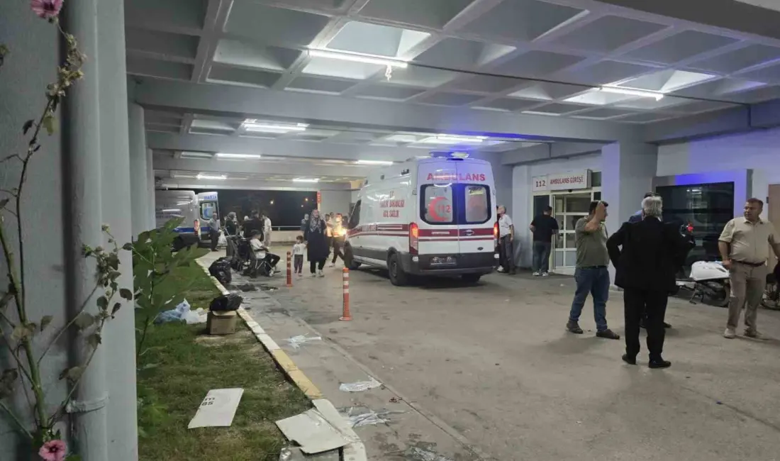 Bursa’nın Orhaneli ilçesinde bir sünnet düğününde ikram edilen yemeğin ardından