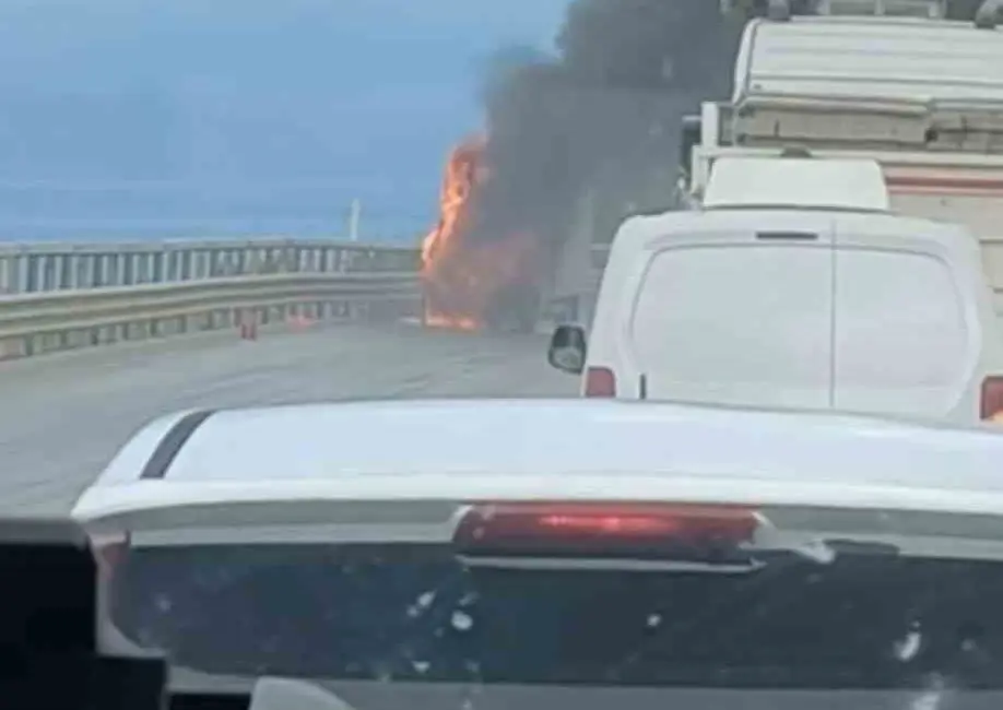 Bursa’da seyir halindeki kamyonet, alevlere teslim oldu. Yangın, İznik ilçesi