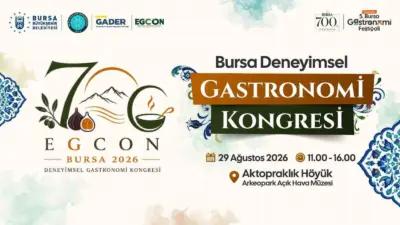 Bursa Büyükşehir Belediyesi, 27-30 Ağustos tarihlerinde gerçekleştireceği ’Bursa Deneyimsel Gastronomi