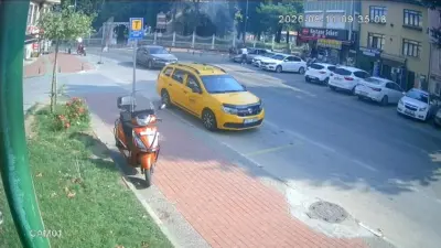 Bursa’nın Osmangazi ilçesinde bir araçta yangın çıktı. Alevlere bölgede bulunan