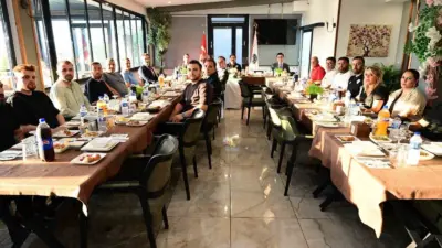 Bursa İl Emniyet Müdürü Kadir Gökce, Bursaspor Başkanı Enes Çelik,