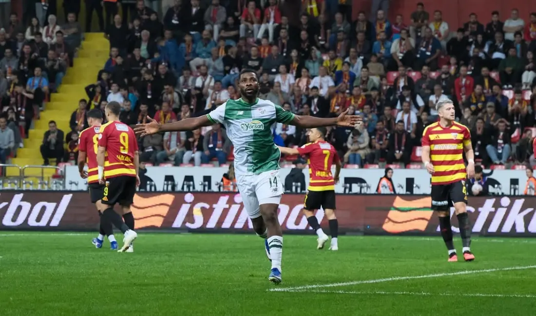 Bursaspor’un sezon başında İskoç devi Celtic’ten kadrosuna kattığı Nijeryalı yıldız
