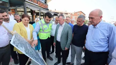 Kocaeli Büyükşehir Belediye Başkanı Tahir Büyükakın, Çayırova’da altyapısı yenilenen Uğur
