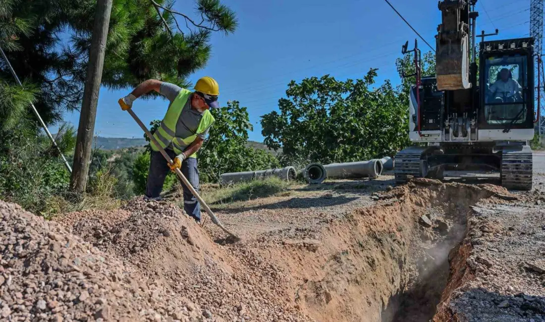 Bursa Büyükşehir Belediyesi, il genelinde sürdürdüğü altyapı ağını güçlendirme çalışmaları