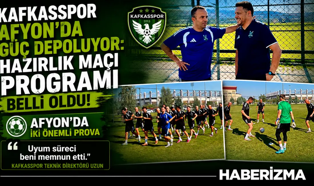 TFF 2. Lig’deki İnegöl temsilcisi Kafkasspor, Afyon kampında tempo artırdı.
