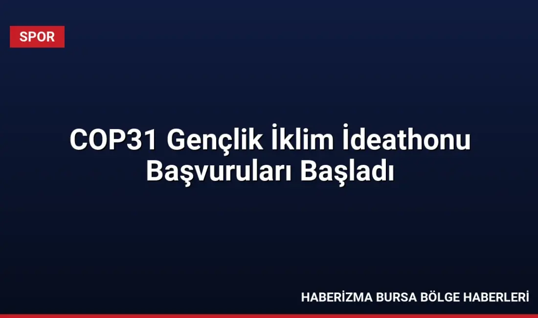 Gençlik ve Spor Bakanlığı, iklim değişikliğiyle mücadele için 7 bölgede