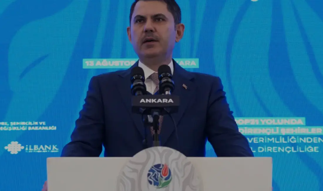 Bakan Murat Kurum, COP31 zirvesi kapsamında belediyeler için 2,5 milyar