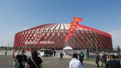 Cumhurbaşkanı Recep Tayyip Erdoğan, Bişkek Arena’da düzenlenen 6. Göçebe Oyunları