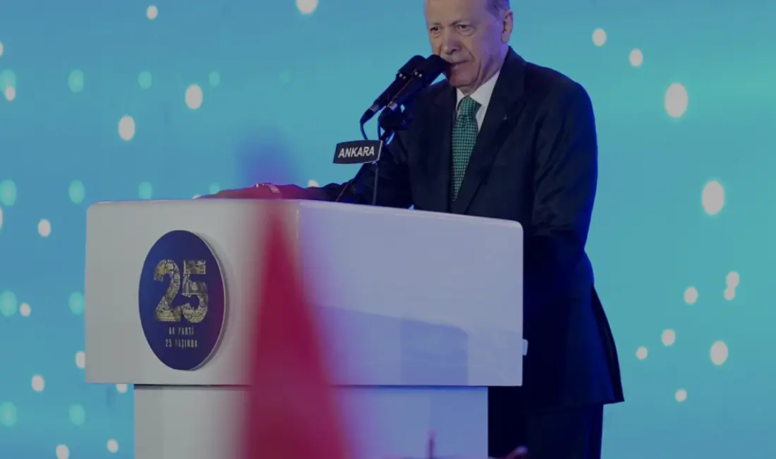 Cumhurbaşkanı Erdoğan, AK Parti'nin 25. kuruluş yıl dönümü etkinliğinde eğitimden