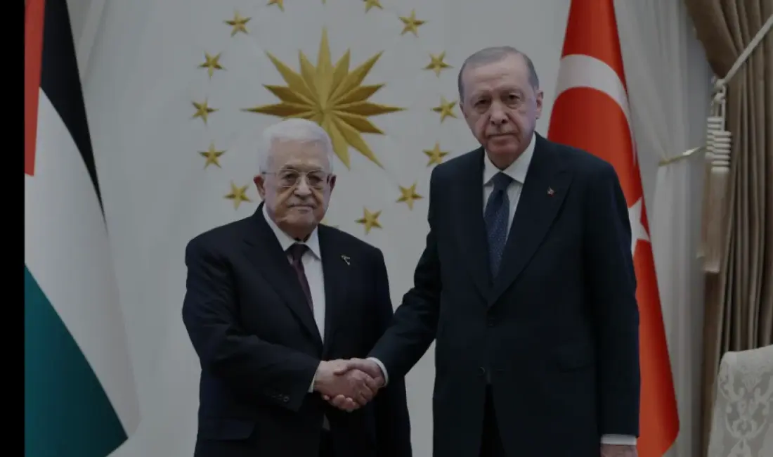 Cumhurbaşkanı Erdoğan, Ankara'da ağırladığı Filistin Devlet Başkanı Mahmud Abbas'ı resmi