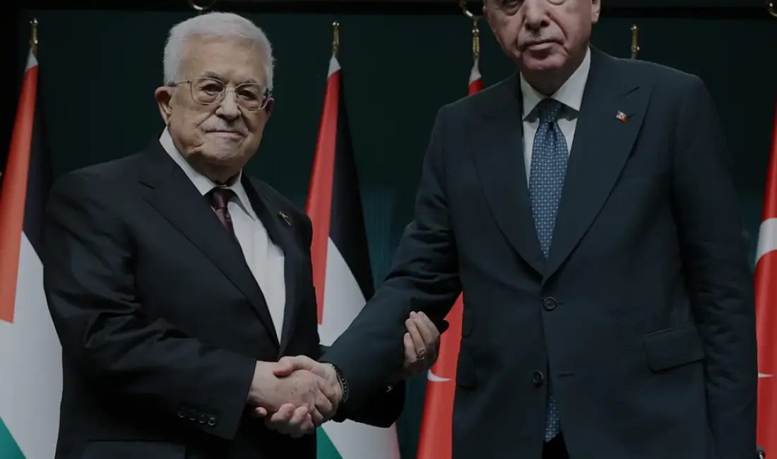 Cumhurbaşkanı Erdoğan, Filistin Devlet Başkanı Abbas ile yaptığı görüşmede Gazze'de