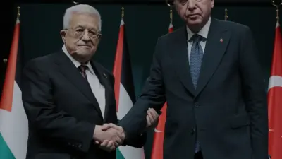 Cumhurbaşkanı Erdoğan, Filistin Devlet Başkanı Abbas ile yaptığı görüşmede Gazze'de