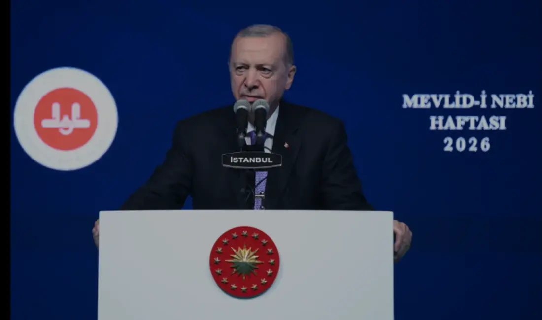 Cumhurbaşkanı Erdoğan, Haliç Kongre Merkezi'nde düzenlenen Mevlid-i Nebi Haftası Programı'nda