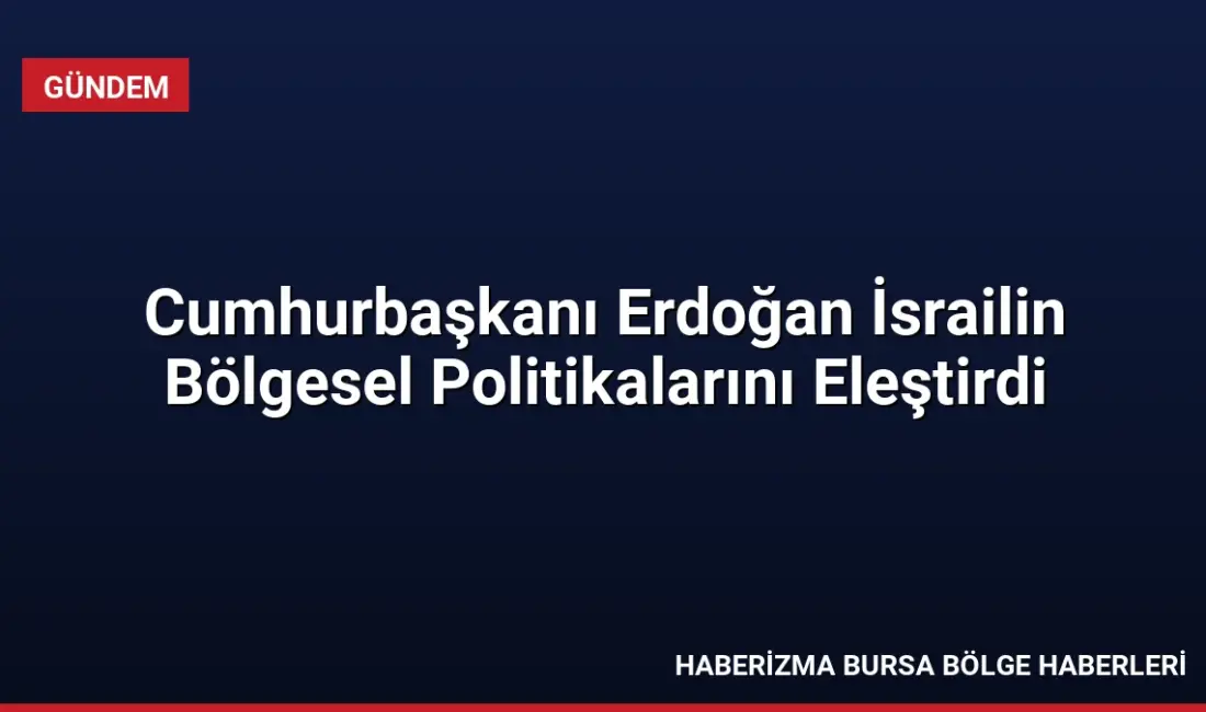 Cumhurbaşkanı Erdoğan, Mevlid-i Nebi Haftası'nda İsrail'in bölgedeki eylemlerini ve Siyonizm