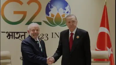 Cumhurbaşkanı Erdoğan, Brezilya Devlet Başkanı Lula da Silva ile gerçekleştirdiği