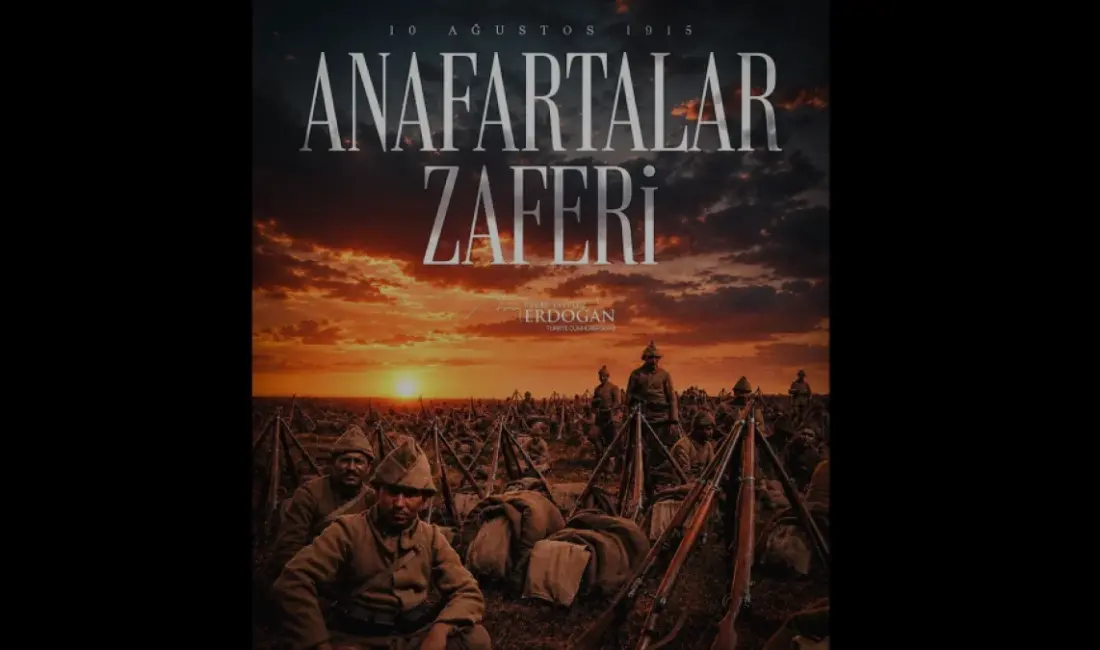 Cumhurbaşkanı Erdoğan ve İletişim Başkanı Duran, Anafartalar Zaferi'nin 111. yıl