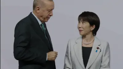 Cumhurbaşkanı Erdoğan, Japonya Başbakanı Takaiçi ile yaptığı görüşmede savunma sanayii,