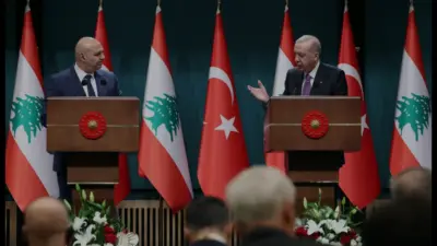 Cumhurbaşkanı Erdoğan, Lübnan Cumhurbaşkanı Avn ile Ankara'da bir araya geldi.