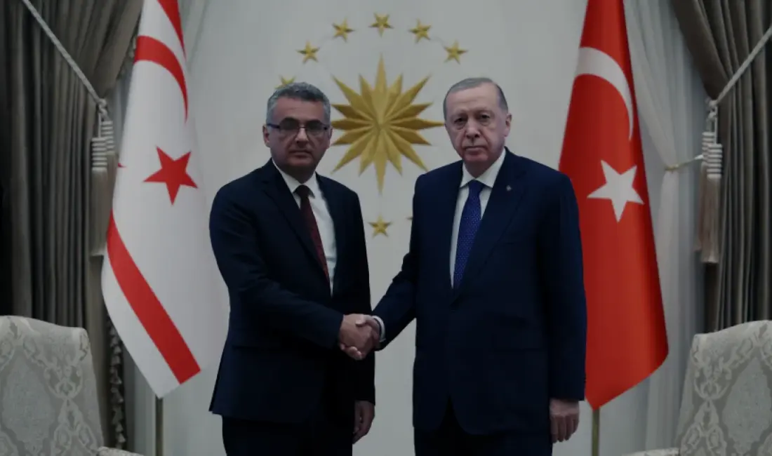 Cumhurbaşkanı Erdoğan, Girne açıklarında batan gemi nedeniyle KKTC liderleri ile