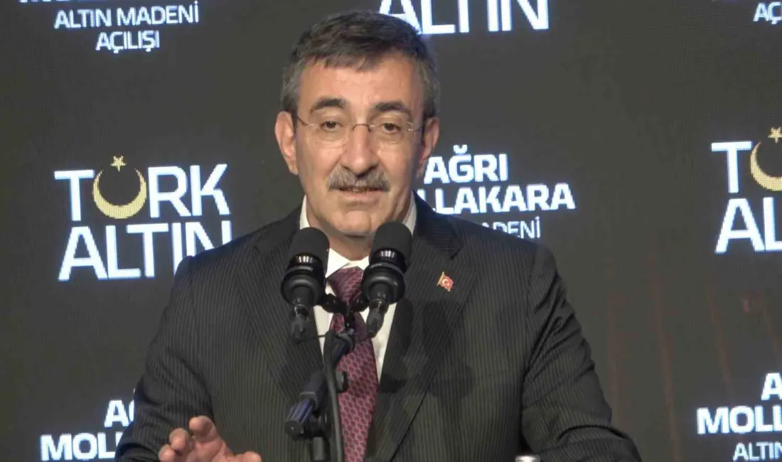 Cumhurbaşkanı Yardımcısı Cevdet Yılmaz, Ağrı’daki Mollakara Altın Madeni’nin 5 yıllık