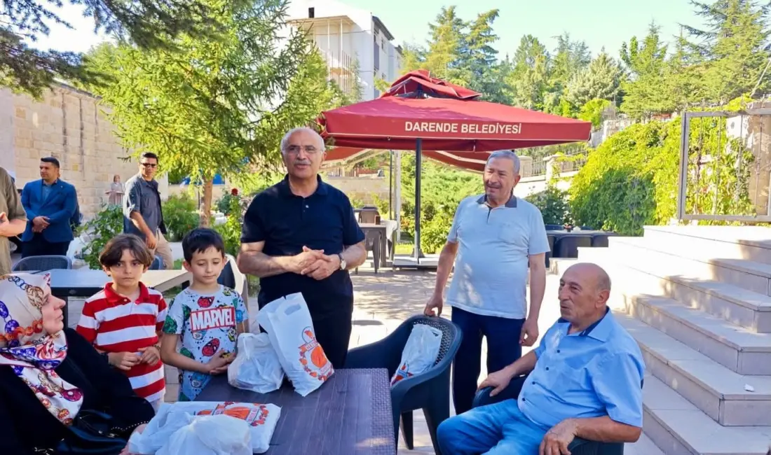 Darende Belediye Başkanı Alican Bozkurt, Darende Kaymakamı Ömer Sirkeci ile