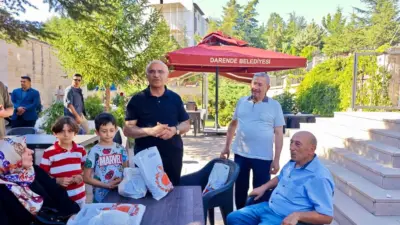 Darende Belediye Başkanı Alican Bozkurt, Darende Kaymakamı Ömer Sirkeci ile