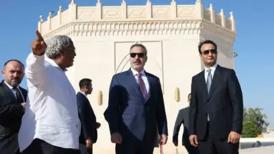 Dışişleri Bakanı Hakan Fidan, Libya’nın milli kahramanı Ömer Muhtar’ın anıt