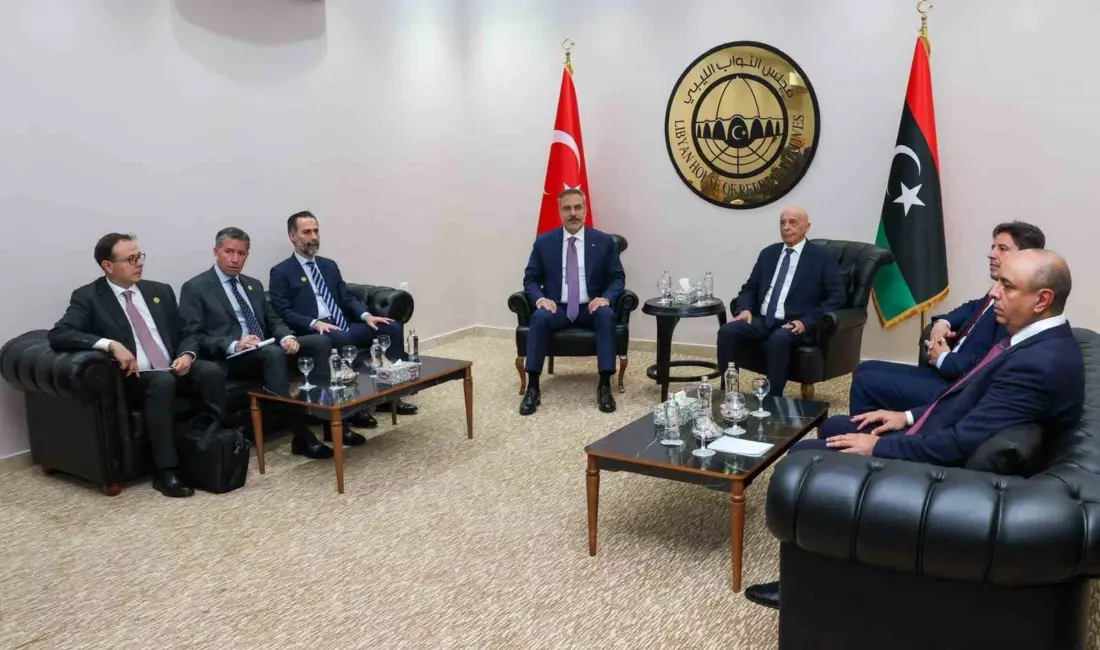 Dışişleri Bakanı Hakan Fidan, Bingazi’de Libya Temsilciler Meclisi Başkanı Agila