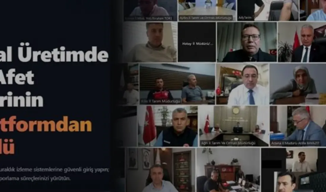 Genel Müdürlük, 81 il müdürünün katılımıyla Doğal Afet Takip Sistemi