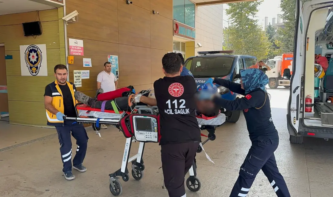 Bursa’nın İnegöl ilçesinde meydana gelen kazada, kontrolden çıkan kamyonet park