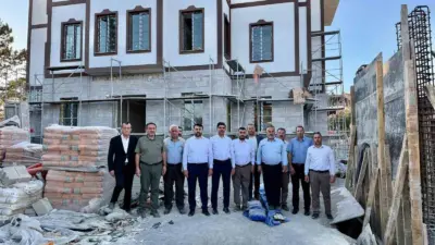 Karabük’ün Eflani ilçesinde yapımı devam eden Hükümet Konağı ve İlçe