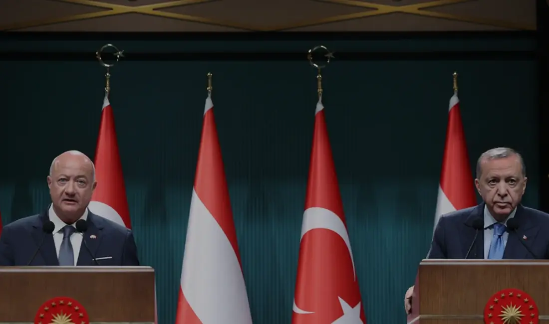 Cumhurbaşkanı Erdoğan ve Avusturya Şansölyesi Stocker, ikili ticaret hacmini 5