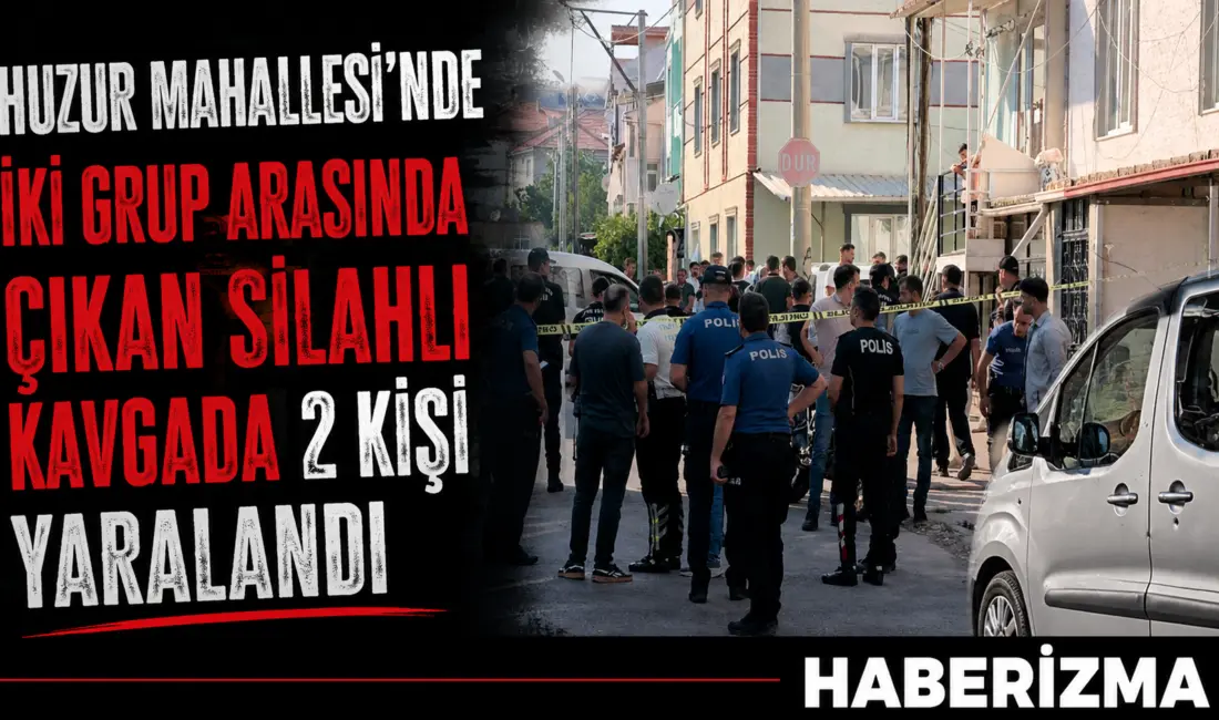 Bursa’nın İnegöl ilçesinde aralarında husumet bulunan iki grup arasında çıkan