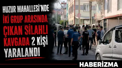 Bursa’nın İnegöl ilçesinde aralarında husumet bulunan iki grup arasında çıkan