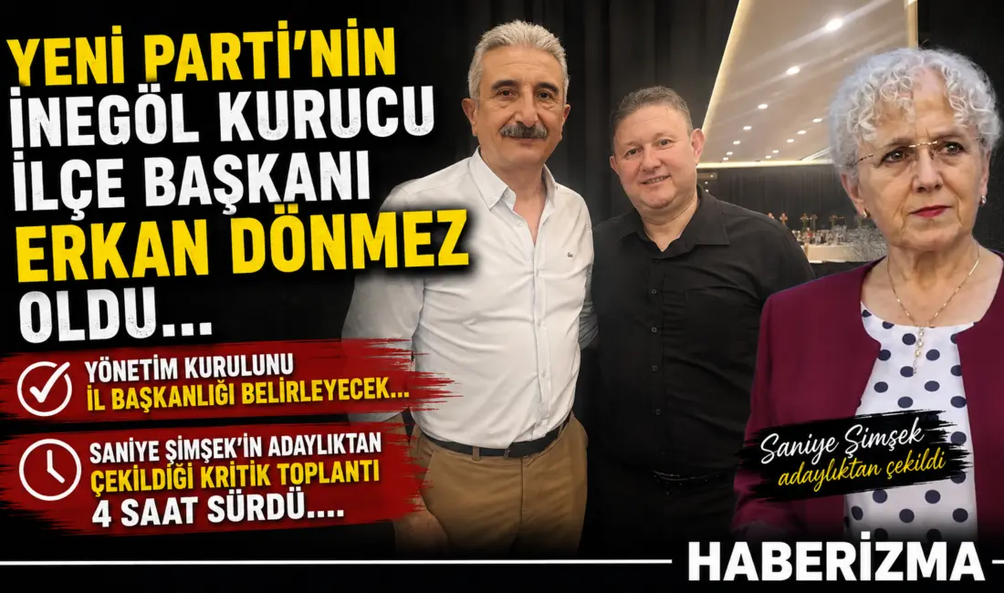 Bursa’nın 16 ilçesinde teşkilatlanma çalışmalarını sürdüren Yeni Parti’de merakla beklenen