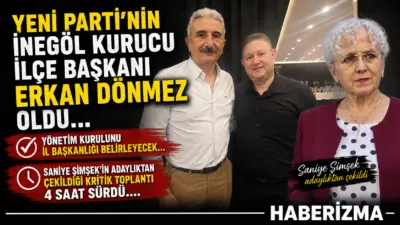 Bursa’nın 16 ilçesinde teşkilatlanma çalışmalarını sürdüren Yeni Parti’de merakla beklenen