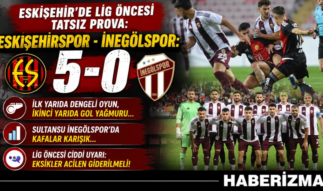 İkinci Yarıda Çöken Sultansu İnegölspor, Eskişehir Deplasmanında Farklı Yenildi