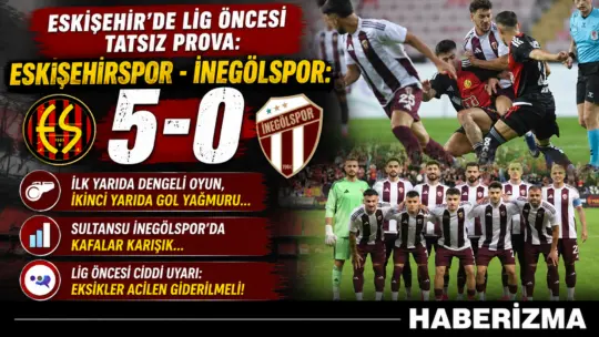 İkinci Yarıda Çöken Sultansu İnegölspor, Eskişehir Deplasmanında Farklı Yenildi